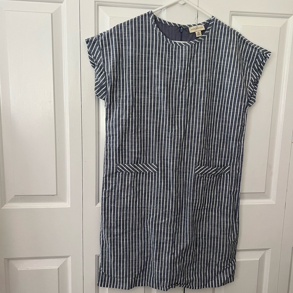 Appleseeds Stripe pocketed Dress size 10